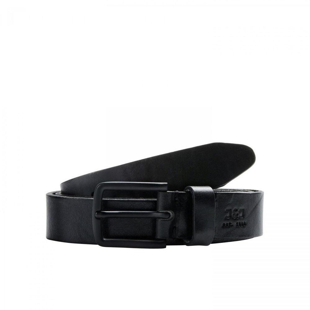Jack & Jones | Black Leather Belt| Size 40-42